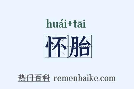 怀胎是什么意思的图片